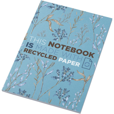 Logotrade Geschäftsgeschenke das Foto: Novella Austen A5 Softcover Notizbuch aus Recyclingmaterial – 50 Blatt