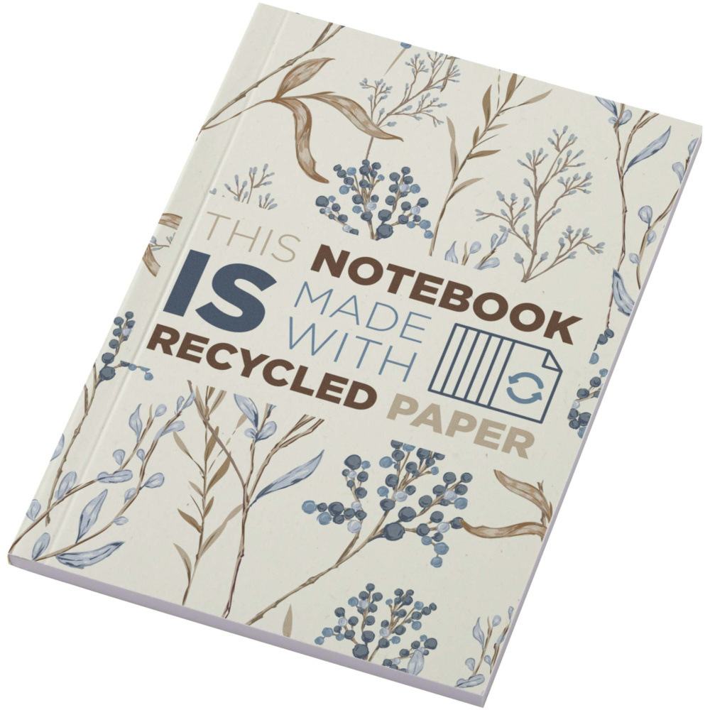 Logotrade werbemittel das Foto: Novella Austen A6 Softcover Notizbuch aus Recyclingmaterial – 50 Blatt