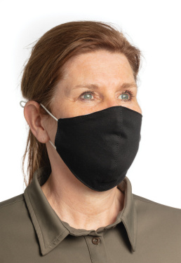 Logotrade Geschäftsgeschenke das Foto: Wiederverwendbare 2-lagige Baumwoll-Gesichtsmaske