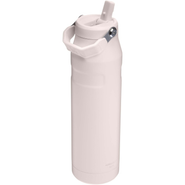 Logotrade Firmengeschenke das Foto: Stanley IceFlow™ 2.0 1,06 Liter Wasserflasche mit Flip-Trinkhalm