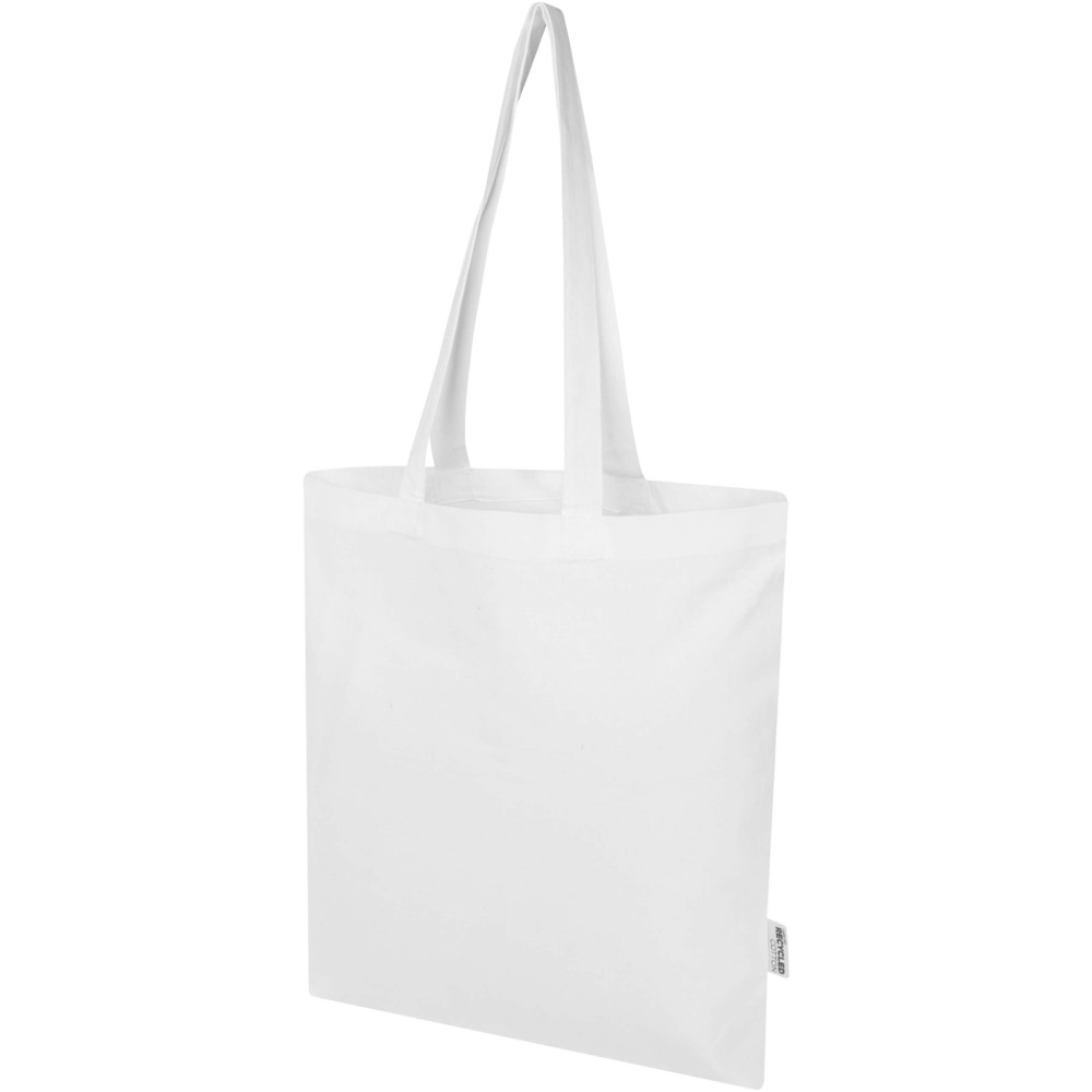 Logotrade werbemittel das Foto: Madras Blend 140 g/m² Tragetasche aus GRS-recycelter Baumwolle 7L