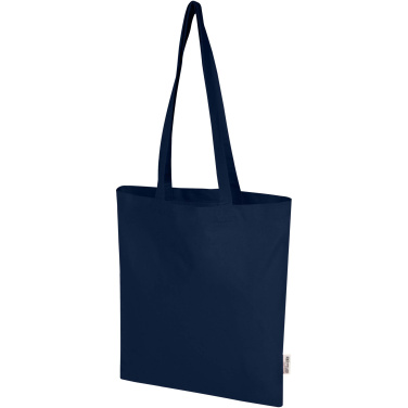 Logotrade Geschäftsgeschenke das Foto: Madras Blend 140 g/m² Tragetasche aus GRS-recycelter Baumwolle 7L
