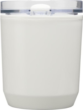 Logotrade Logogeschenke das Foto: Hudson Doppelwandiger Becher aus recyceltem Kunststoff 180 ml
