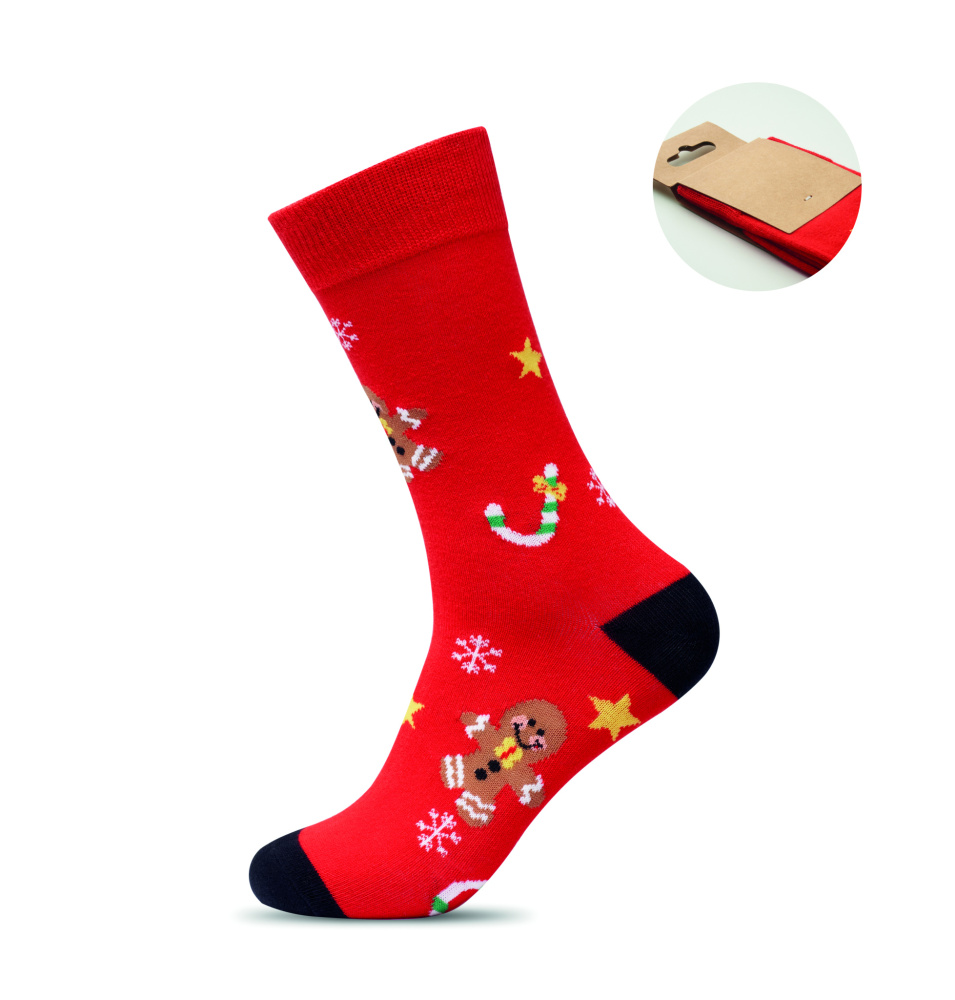 Logotrade Werbeartikel das Foto: Weihnachtssocken M
