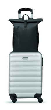 Logotrade Geschäftsgeschenke das Foto: Rolltop-Rucksack 600D RPET