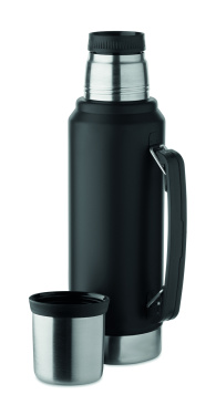Logotrade Firmengeschenke das Foto: Doppelwandige Flasche 1L