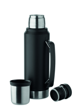 Logotrade Logogeschenke das Foto: Doppelwandige Flasche 1L