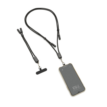 Logotrade werbemittel das Foto: LoopAmp 60W Handgelenksband für Smartphones aus RCS rPET
