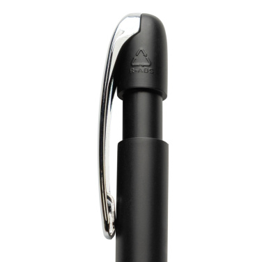 Logotrade Firmengeschenke das Foto: Glide GRS-zertifizierter rABS Stift mit Metallclip