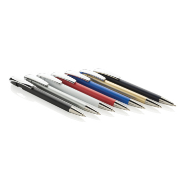 Logotrade Firmengeschenke das Foto: Glide GRS-zertifizierter rABS Stift mit Metallclip