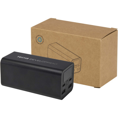Logotrade Geschäftsgeschenke das Foto: Acamar 70 W 20.000 mAh Laptop Powerbank aus recyceltem Aluminium