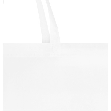 Logotrade Firmengeschenke das Foto: EcoSeal GRS-recycelte Nonwoven Tragetasche mit Zeitenfalten 12 L