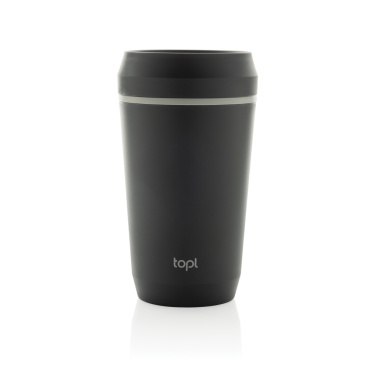 Logotrade werbemittel das Foto: Topl-Becher aus rec. Kunststoff mit 360-Grad-Deckel 354ml