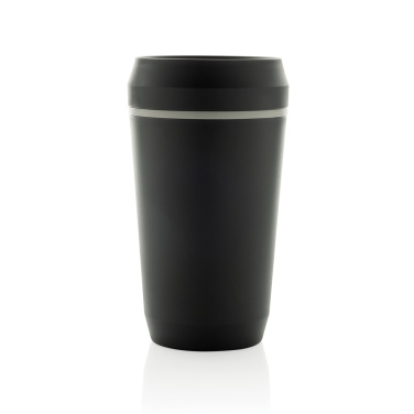 Logotrade Logogeschenke das Foto: Topl-Becher aus rec. Kunststoff mit 360-Grad-Deckel 354ml