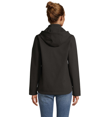Logotrade Firmengeschenke das Foto: RACE WOMEN HOODED JACKET