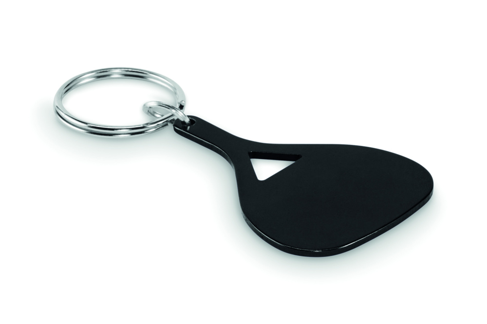 Logotrade Geschäftsgeschenke das Foto: Schlüsselring aus Aluminium