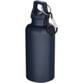 Oregon 400 ml einfarbige RS-zertifizierte Trinkflasche aus recyceltem Kunststoff mit Karabinerhaken, Marineblau