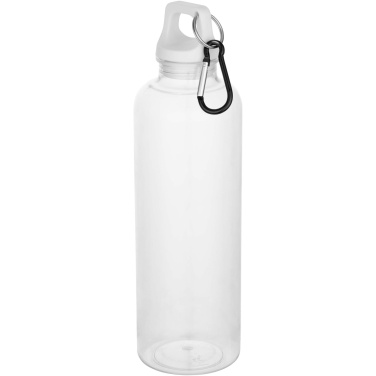 Logotrade Logogeschenke das Foto: Oregon 750 ml RCS-zertifizierte Trinkflasche aus recyceltem Kunststoff mit Karabinerhaken