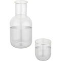 Amelie Set aus Glaskaraffe und Tasse, Transparent