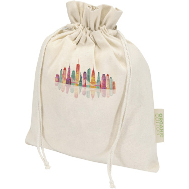 Logotrade Logogeschenke das Foto: Odisha 140 g/m² OCS Bio-Geschenktasche – 30 × 25 cm
