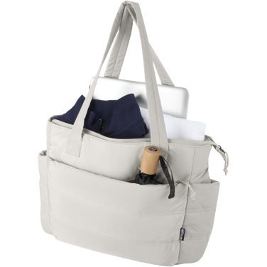 Logotrade Logogeschenke das Foto: Puffer 15,6" GRS recycelte Laptoptragetasche 18L