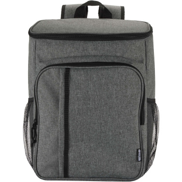 Logotrade Werbegeschenke das Foto: Tundra GRS recycelter Picknickkühlrucksack mit Besteckset 20L