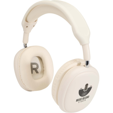 Logotrade Werbeartikel das Foto: Alzir Over-Ear Wireless Bluetooth® Headset aus recyceltem Kunststoff