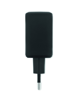 Logotrade werbemittel das Foto: EU-2 poliger-Adapter/Ladegerät