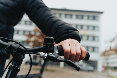 Logotrade Firmengeschenke das Foto: Bikefinder Dual RCS Fahrradklingel mit weltweiter Ortung