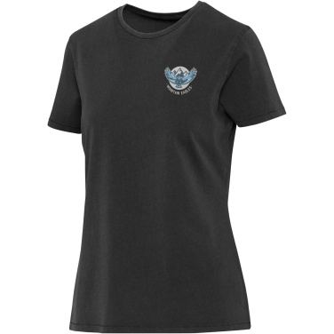 Logotrade Werbeartikel das Foto: Nanaimo Kurzärmeliges T-Shirt für Damen im Washed Look, 160 g/m2