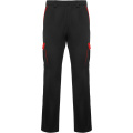 Trooper Arbeitshose, 250 g/m 2, Schwarz / Rot