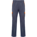 Trooper Arbeitshose, 250 g/m 2, Blei / Orange