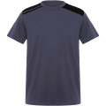 Expedition Kurzärmeliges T-Shirt für Herren, 160 g/m2, Blei / Schwarz