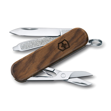 Logotrade Firmengeschenke das Foto: VICTORINOX Pocket Knife Classic SD Wood 5 Funktionen