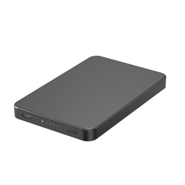 Logotrade Firmengeschenke das Foto: Urban Vitamin Marin 5.000mAh magnet. 15W Wireless Powerbank