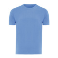 Iqoniq Sierra Lightweight T-Shirt aus recycelter Baumwolle, Mondblau