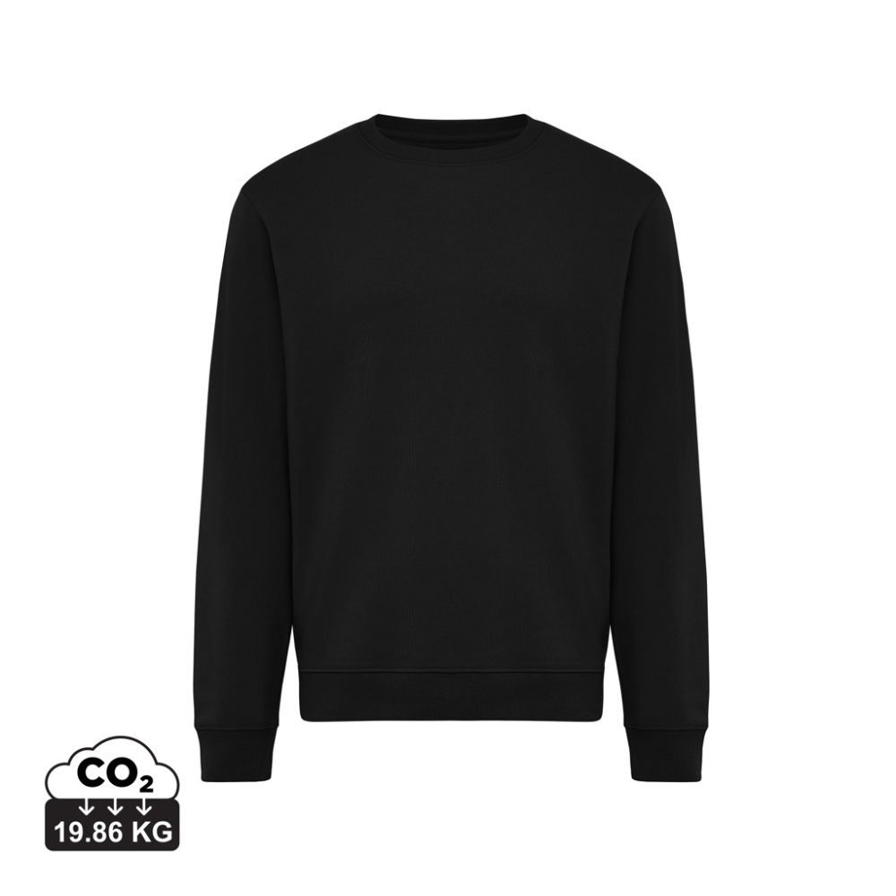 Logotrade werbemittel das Foto: IQONIQ Torla Rundhals-Pullover aus recycelter Baumwolle