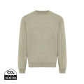 IQONIQ Torla Rundhals-Pullover aus recycelter Baumwolle, Helles Heidekrautgrün