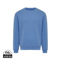 IQONIQ Torla Rundhals-Pullover aus recycelter Baumwolle, Mondblau