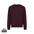 IQONIQ Torla Rundhals-Pullover aus recycelter Baumwolle, Merlot