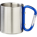 Alps 200 ml Isolierbecher mit Karabinergriff, Blau