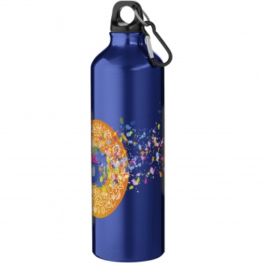 Logotrade promotional merchandise picture of: Oregon 770 ml aluminium water bottle with carabiner