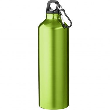 Logo trade promotional merchandise image of: Oregon 770 ml aluminium water bottle with carabiner