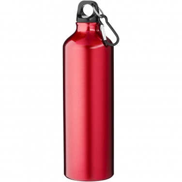 Logotrade promotional products photo of: Oregon 770 ml aluminium water bottle with carabiner