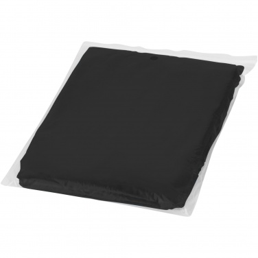 Logo trade business gifts image of: Ziva disposable rain poncho with storage pouch