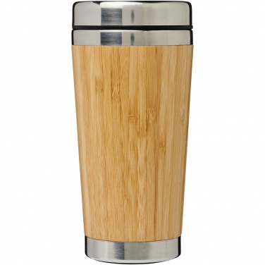 Logotrade promotional gift picture of: Bambus 450 ml tumbler with bamboo outer