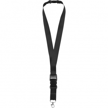 Logo trade corporate gifts picture of: Yogi lanyard detachable buckle break-away closure