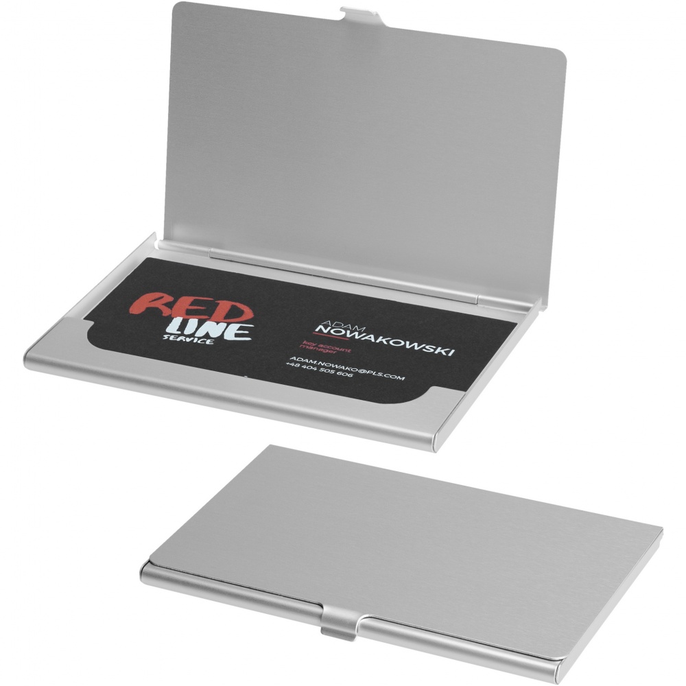Logo trade promotional item photo of: Shanghai business card holder