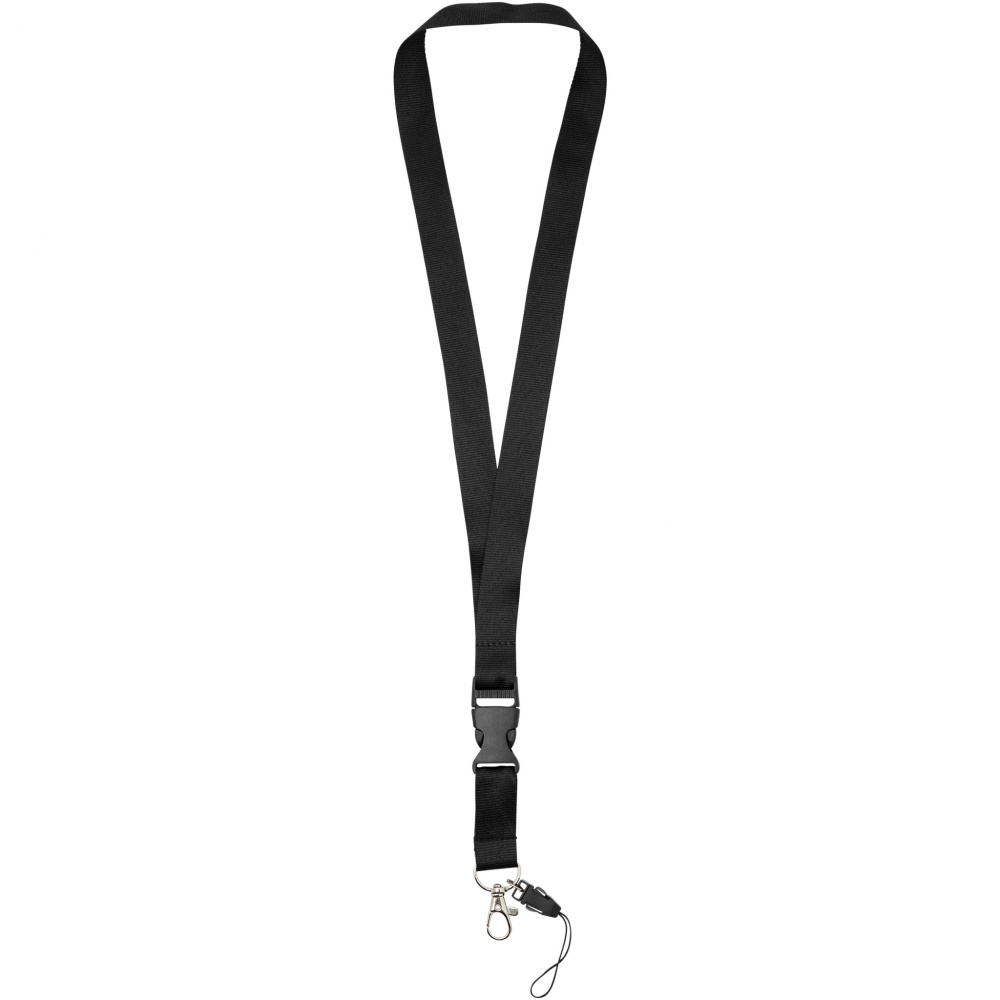Logo trade promotional items picture of: Sagan phone holder lanyard with detachable buckle
