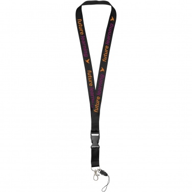 Logotrade promotional product image of: Sagan phone holder lanyard with detachable buckle